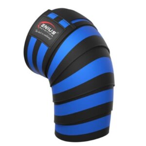 Genius Nutrition KNEE WRAPS Black And Blue