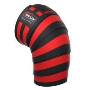 Genius Nutrition KNEE WRAPS Black And Red