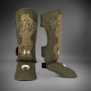 Протектори за крака - Venum Serpenti Shinguards - Khaki/Bronze/Ivory​