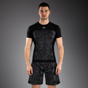 Рашгард - Venum G-Fit Short Sleeve Rashguard - Black/ Charcoal Grey​