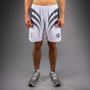 Шорти - Venum Mike Tyson Tiger Training Shorts - Optical White/Deep Black​