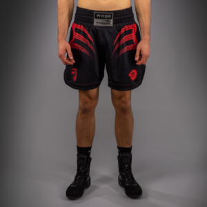 Шорти - Venum x Mike Tyson Tiger Boxing Shorts - Deep Black/Intense Red​