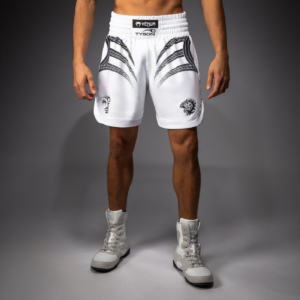 Шорти - Venum x Mike Tyson Tiger Boxing Shorts - Optical White/Deep Black​
