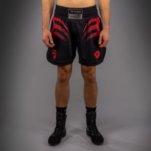 Шорти - Venum x Mike Tyson Tiger Boxing Shorts - Deep Black/Intense Red​