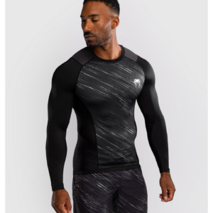 Рашгард - Venum Rapid Long Sleeve Rashguard - Black/Storm Grey​