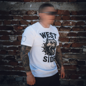 Pitbullz Westside - Тениска - Westside - Бяла​