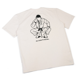 Тениска - Ground Game - T-shirt Jiu Jitsu Calling (Beige)