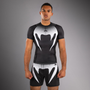 Рашгард - Venum No Gi Rashguard Short Sleeves - Black/White​