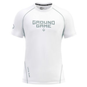 Рашгард - Ground Game - Rashguard Athletic Platinum White - Short sleeve