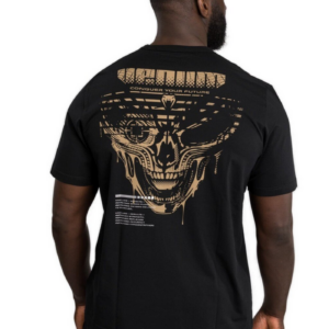 Тениска - Venum Invader Cotton T-Shirt - Black/Sand​