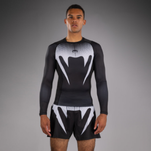 Рашгард - Venum No Gi Rashguard Long Sleeves - Black/White​