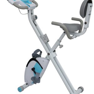 Сгъваем магнитен велоергометър X-bike 3 3 6 1 със седалка - 5кг маховик