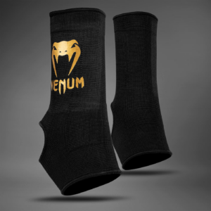 НАГЛЕЗЕНКИ - Venum 'Kontact' Ankle Support Guard - Muay Thai / Kick Boxing - Black/Gold​