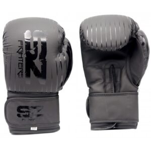 SZ Fighters - Боксови ръкавици естествена кожа - Plasma - Black/Black