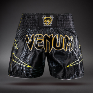 Муай Тай Шорти - Venum Matupa Muay Thai Shorts - Black/Grey/Gold​