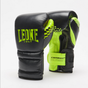 Leone - BOXING GLOVES CARBON22 GN222 - Black/Neo Green