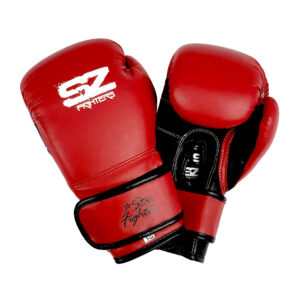 SZ Fighters - Боксови ръкавици изкуствена кожа - Kids Red