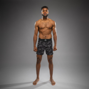 Шорти - Venum x Polaris Fight Shorts - Black/Storm Grey​
