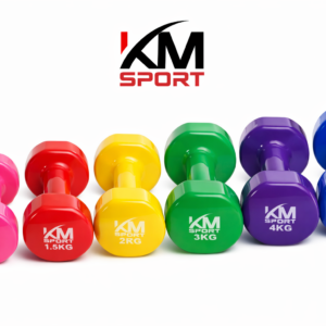 Метална гира с винилово покритие от 1кг до 5кг , KMSPORT