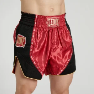 Leone - CLASSIC THAI SHORTS - Муай Тай Шорти - AB881 - Red/Black