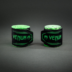 Бинтове - Venum Kontact Evo Tartan Handwraps - Neon Green