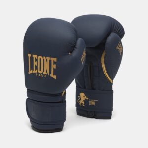 Боксови ръкавици - Leone - GUANTI IDOL - BLACK&GOLD (BLUE)