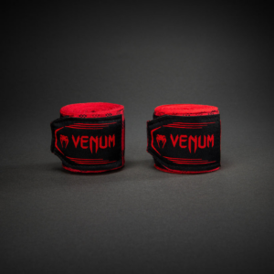 Venum Kontact Evo Tartan Handwraps - Fury Red - 2,5m