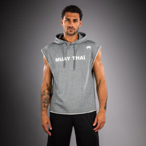 Venum Muay Thai VT Sleeveless Hoodie - Heather Grey
