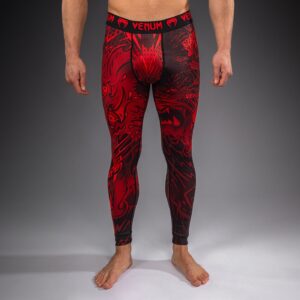 Дълъг клин Venum Wolf Atak Spats - Black/Red