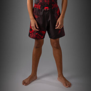 Детски къси гащета Venum Wolf Atak Kids Fightshorts - Black/Red