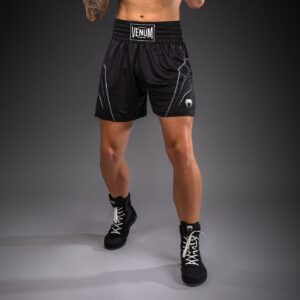 Venum Streamline Boxing Shorts - Black/White