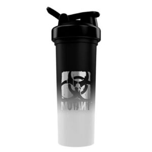 MUTANT TRAIN LIKE HELL Shaker Bottle / 700 ml / Black/Silver Fade