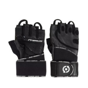 SCITEC - MADMAX Leather Gloves Featuring Wrist Wraps