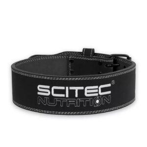 SCITEC - Super Powerlifting Leather Belt / Black
