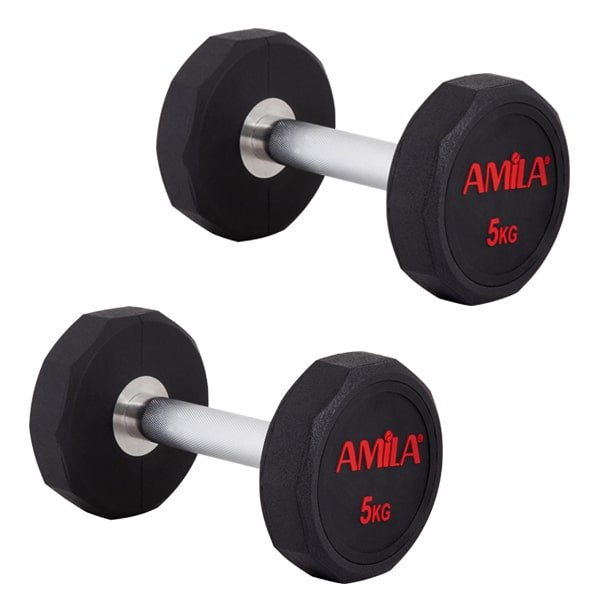 Дъмбели Amila TPU 2x5кг