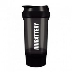 Battery Nutrition - Shaker Plus Black / 550 ml. - с отделение