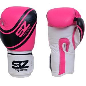 SZ Fighters - Боксови ръкавици естествена кожа Champion - Pink