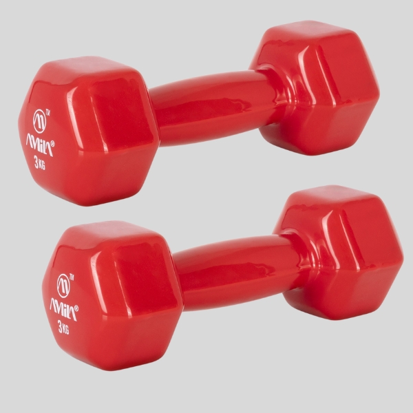 Гири Amila Vinyl Dumbbell 2x3кг