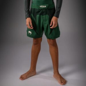 Детски Шорти Venum Attack Kids Fightshorts – Forest Green/ Off White