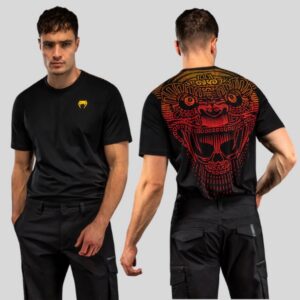 Тениска Venum Quetzal Fury T-Shirt – Black/Fury Red/ Tangerine