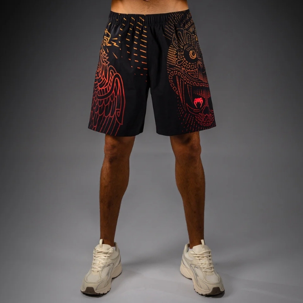Шорти Venum Quetzal Fury Training Shorts – Black/Fury Red/ Tangerine - Image 6