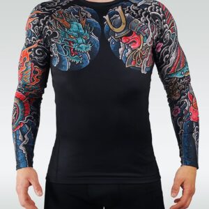 Рашгард - Ground Game - RASHGUARD BUSHIDO 3.0 (BLACK) LONG SLEEVE