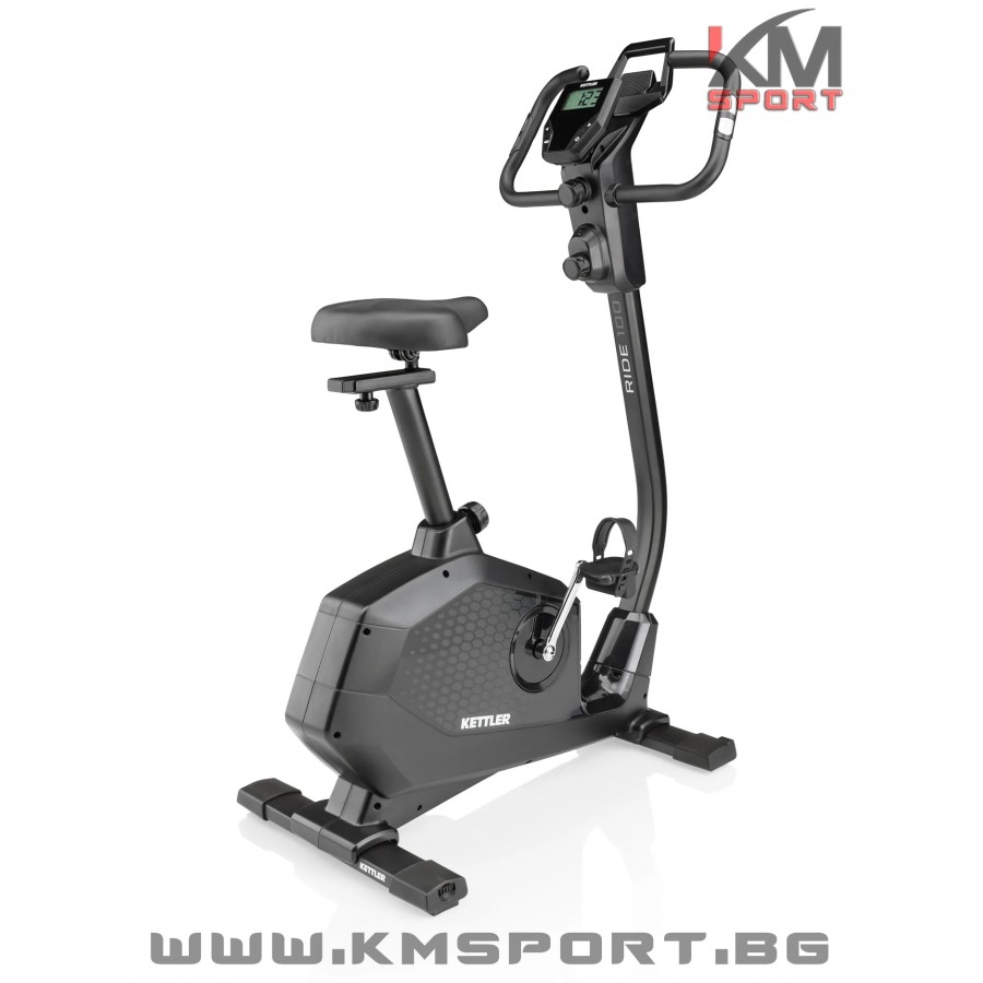 Стабилен магнитен велоергометър KETTLER 100 , до 130кг трениращ, 6кг маховик - Image 2