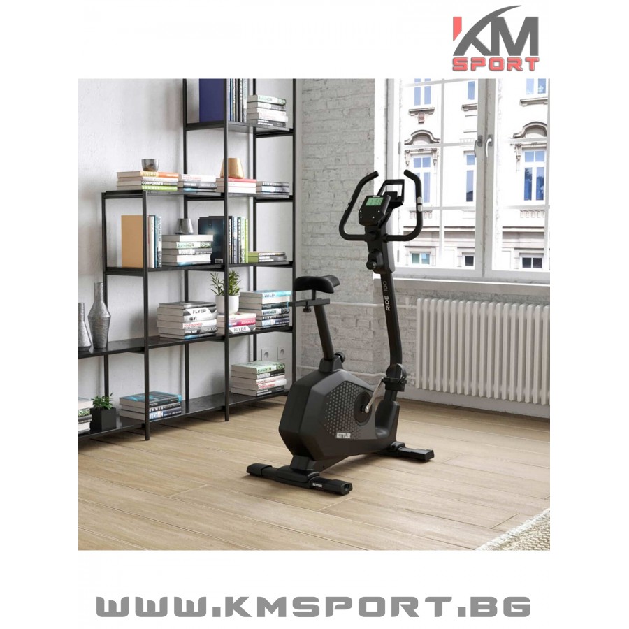 Стабилен магнитен велоергометър KETTLER 100 , до 130кг трениращ, 6кг маховик - Image 3