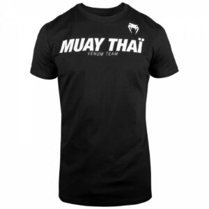 Тениска Venum Muay Thai VT T-shirt – Black/White