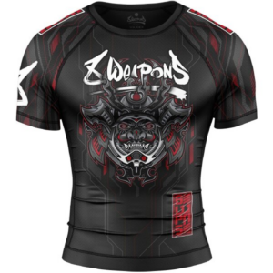 Рашгард - 8 WEAPONS - Rashguard Samurai 2.0 - Black/Red