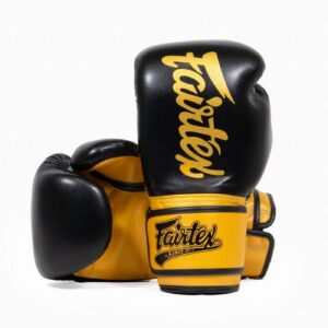 Боксови Ръкавици - Fairtex BGV18 Boxing Gloves Super Sparring - Black/Gold