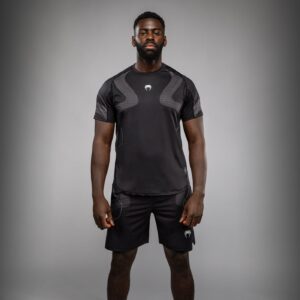 Тениска - Venum Nexus Dry-Tech T-Shirt - Black/Silver​
