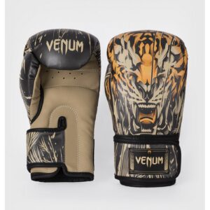 Боксови ръкавици - Venum Tiger Boxing Gloves - Black/Neon Orange​