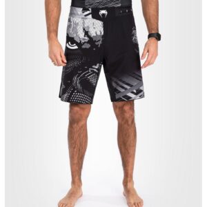 Шорти - Venum Gorilla Jungle Fightshort - Black/White​